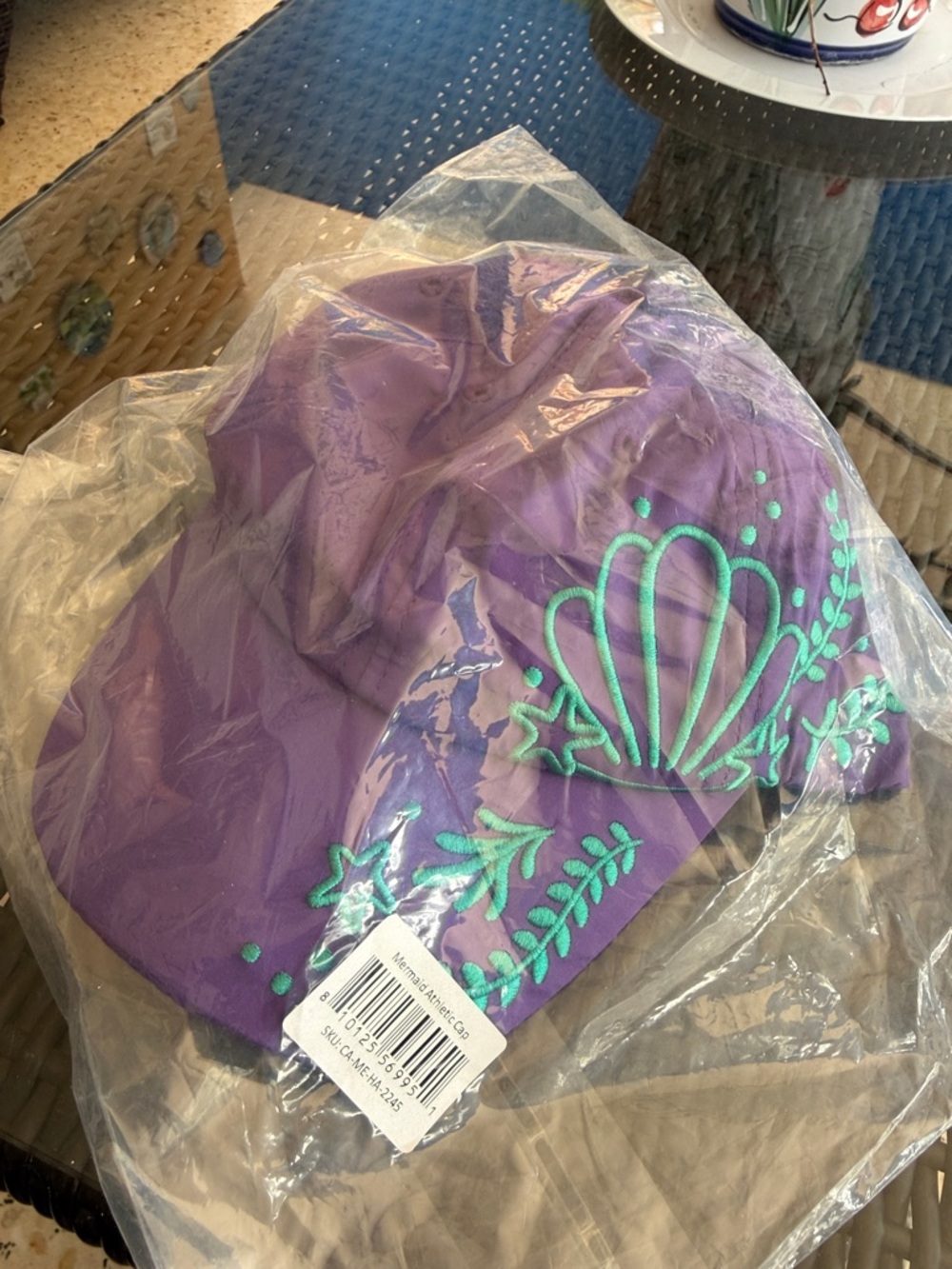 NWT Crowned Athletics (predisney) Mermaid Athletic Cap.